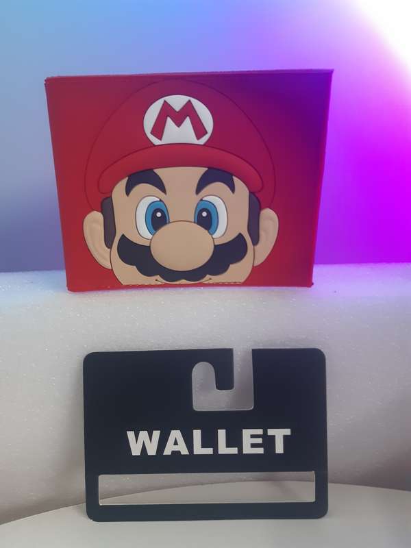 Super Mario cosplay wallet - short bitfold