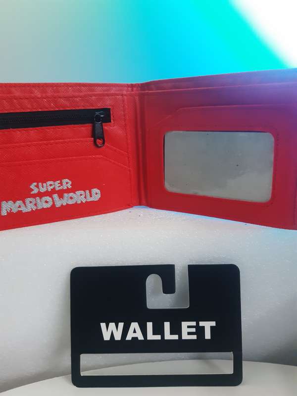 Super Mario cosplay wallet - short bitfold
