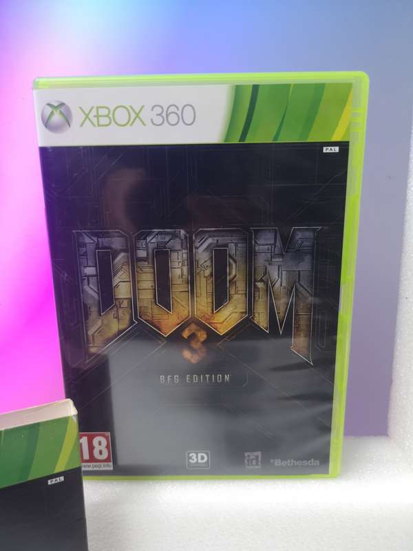 DOOM 3 Box sleeve - Bes edition 3d (Xbox 360)