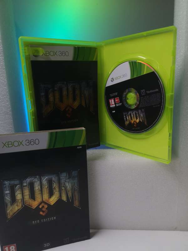DOOM 3 Box sleeve - Bes edition 3d (Xbox 360)