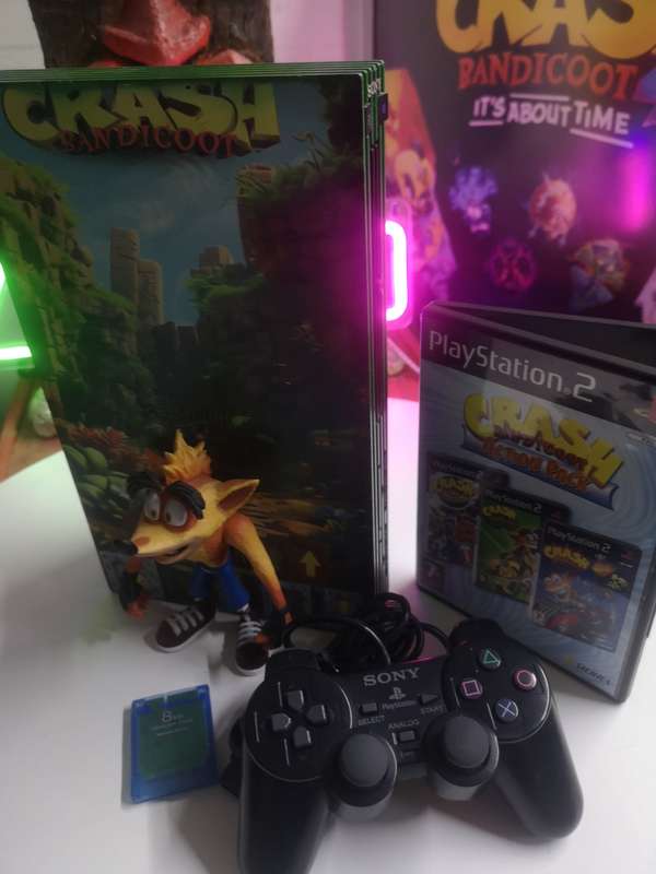 PlayStation 2 fat - Crash bandicoot and game - collectors edition (Ps2)