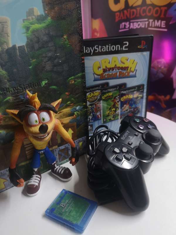 PlayStation 2 fat - Crash bandicoot and game - collectors edition (Ps2)