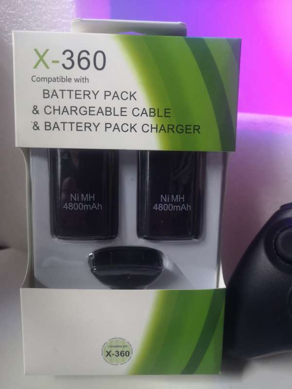 Charging Kit For Xbox 360 remotes , double battery pack (Xbox 360)