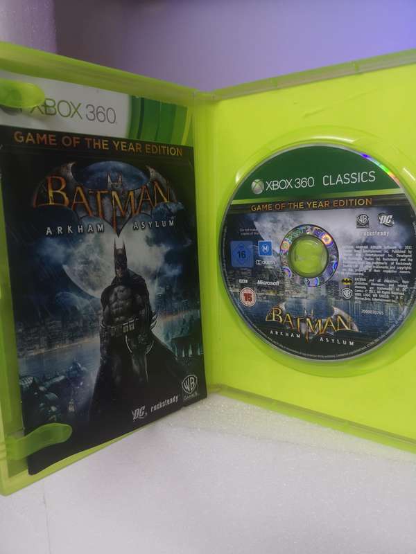 Batman Arkum Asylum Game of the Year Edition  (Xbox 360)