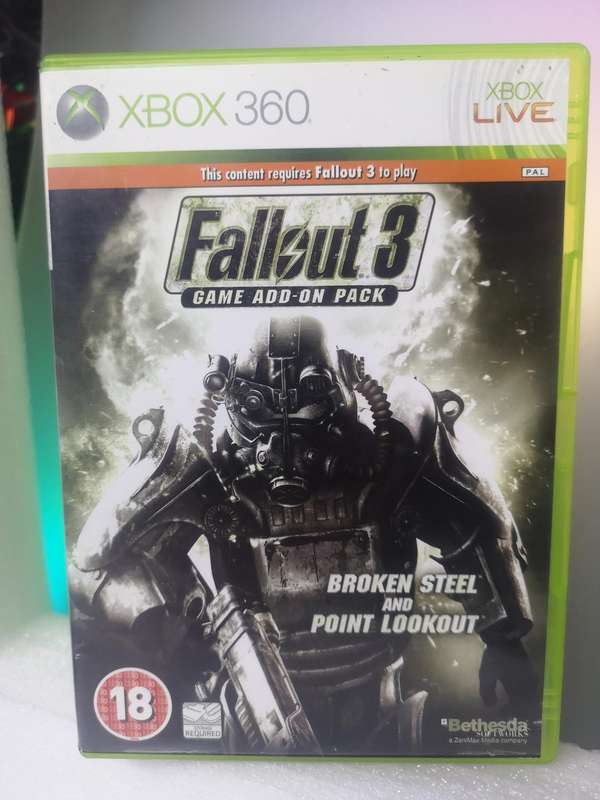Fallout 3 Add on Pack Broken Steel and Point Lookout (Xbox 360)