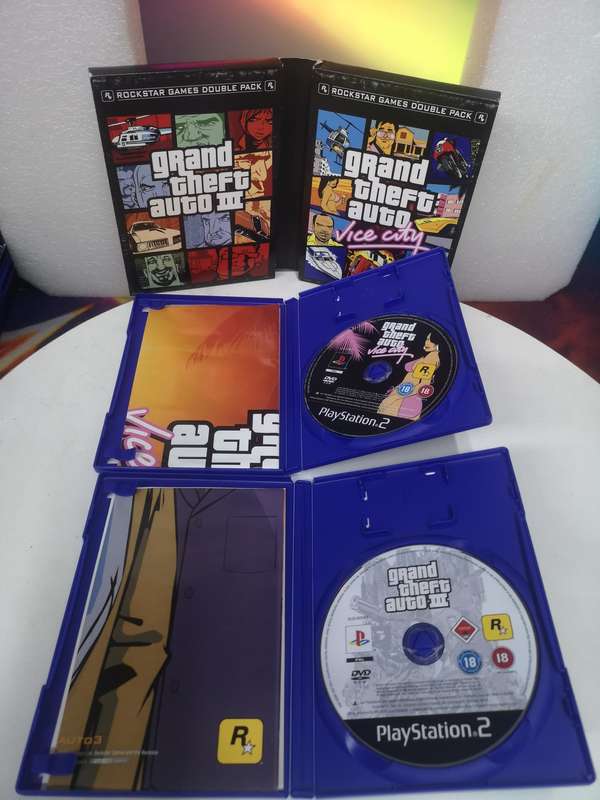 Grand Theft Auto Rockstar Games Double Pack (PS2)