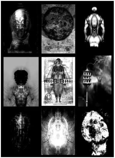 The Hunter's Inscape by Human-Centred Fine Artist Ras Steyn [MA] - Mixed Medium - 400MM X 320mm