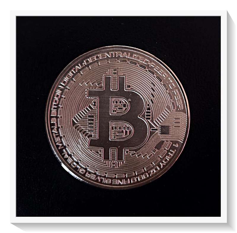 99.9% Fine Silver - Decentralized Metal DM - 1 Troy oz - Bitcoin Design - Bullion Silver Coin*
