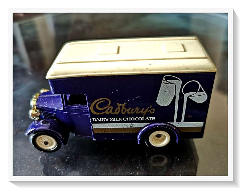 Cadbury Die Cast Truck - DAYS GONE By PLADO - 8cm by 3cm by 4cm - Made in England