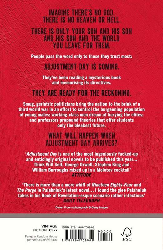Chuck Palahniuk Adjustment Day - Penguin Random House 2018 - UK - First Edition Large Softcover NEW