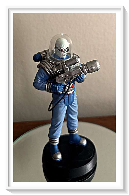 Collectible MISTER FREEZE Solid Lead Figurines and Carefully Hand Painted with Enamel In Box