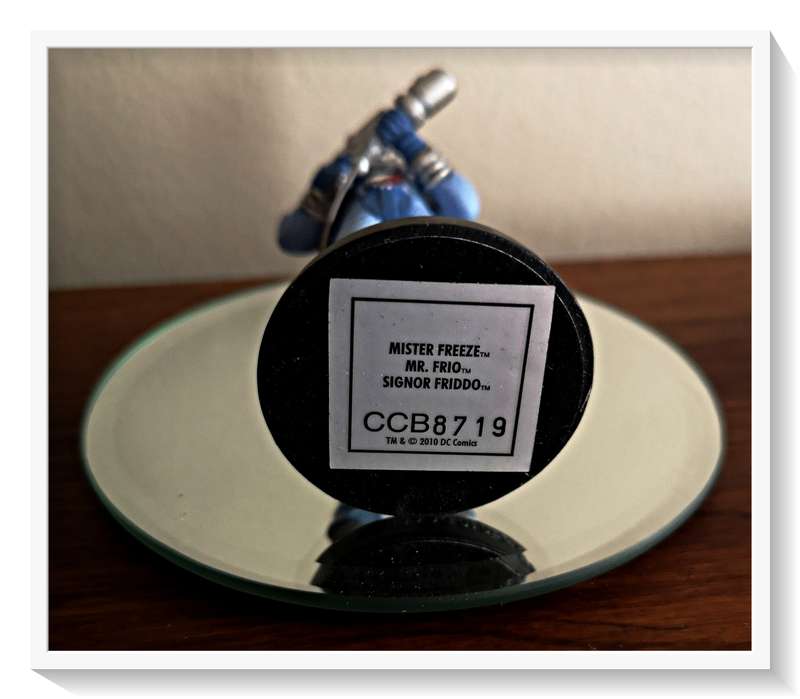 Collectible MISTER FREEZE Solid Lead Figurines and Carefully Hand Painted with Enamel In Box