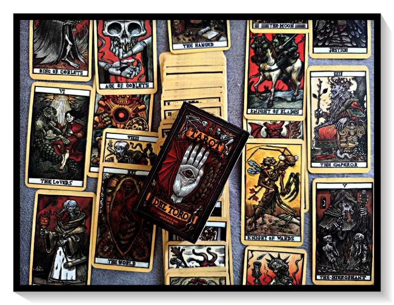 Del Toro Tarot Reading Deck - Masterfully Illustrated Images Based on Del Toros Imagination