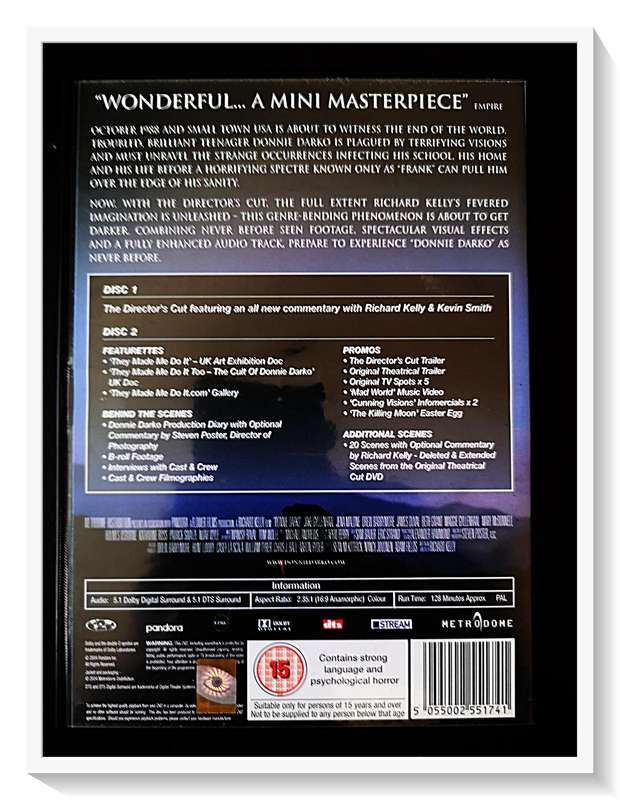 Donnie Darko - The Directors Cut - Two Disc Special with Extra Features - Condition Excellent