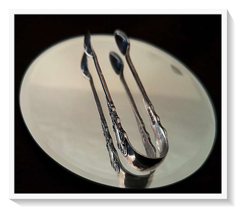 Gorgious Litte Vintage EPNS Sugar Cube Tong