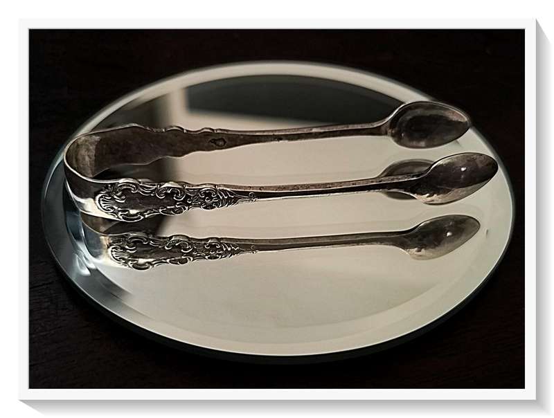 Gorgious Litte Vintage EPNS Sugar Cube Tong