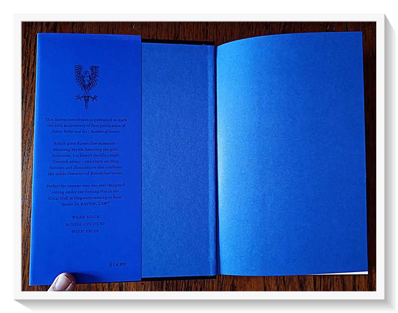 Harry Potter and the Chamber of Secrets - 20th Anniversary Edition - Ravenclaw Edition - Hardcover