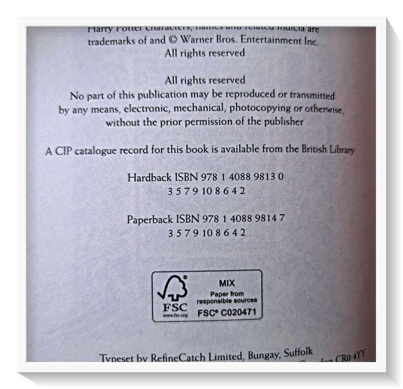 Harry Potter and the Chamber of Secrets - 20th Anniversary Edition - Ravenclaw Edition - Hardcover