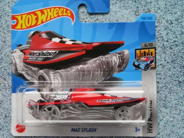 Hot Wheels _ Mad Splash - Water Taxi - 2011 - Made in Malaysia - As New*