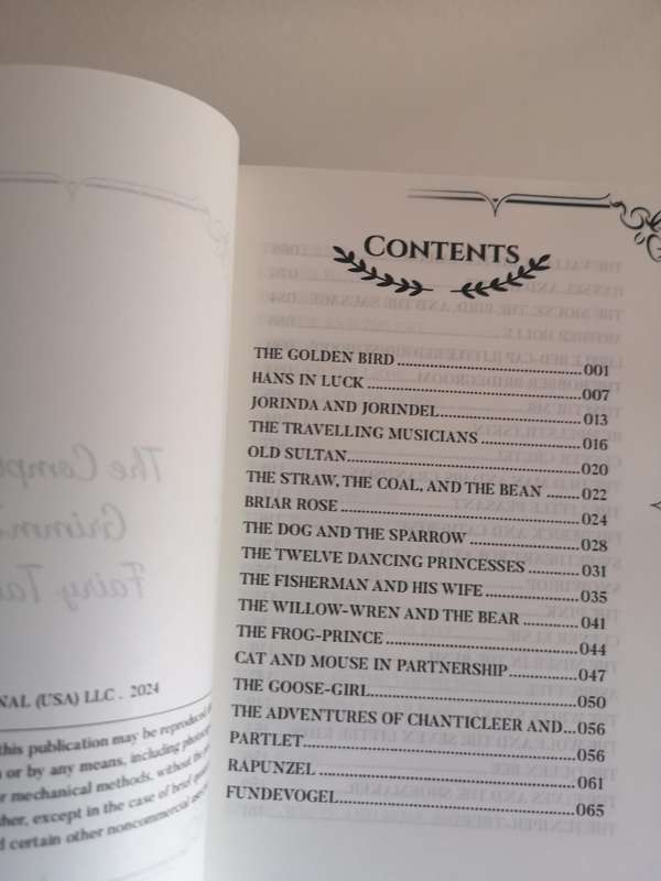 GRIMM's FAIRY TALES - Brothers Grimm - Glossy Black Softcover - A Brand New 2025 Compilation (NEW)