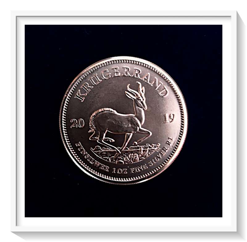 Kruger Rand 2019 - 1oz 999 Fine Silver - Uncirculated Proof-like - Bullion Silver Coin