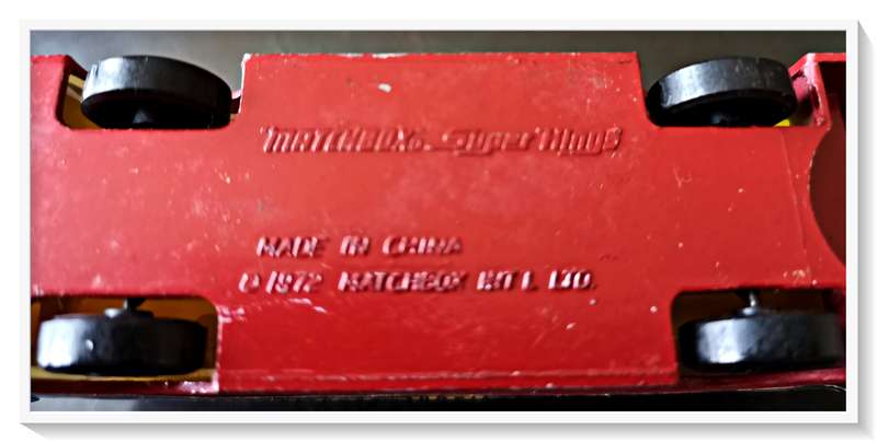 Matchbox Red Double Decker Red Bus - 1972 - Dimensions 12cm by 5cm by 4cm (B+)