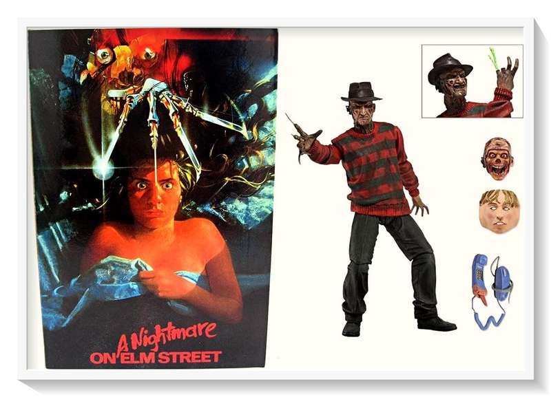 NECA Reel Toys - 30th Anniversary Ultimate Freddy Kruger - Box Dimensions 230mm by 160mm - Horror*