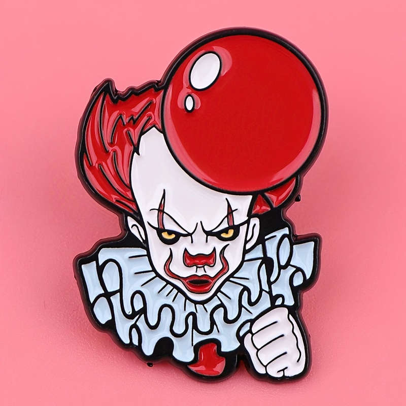 IT: Pennywise the Dancing Clown Enamel Pin - Wearable Accessories - Clown with Balloon*