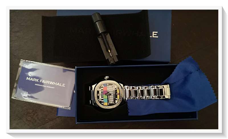 Quality MARK FAIRWHALE Logo-Retro Classic 80s Steel Analog Luxury Men's Quartz Watch Brand New*