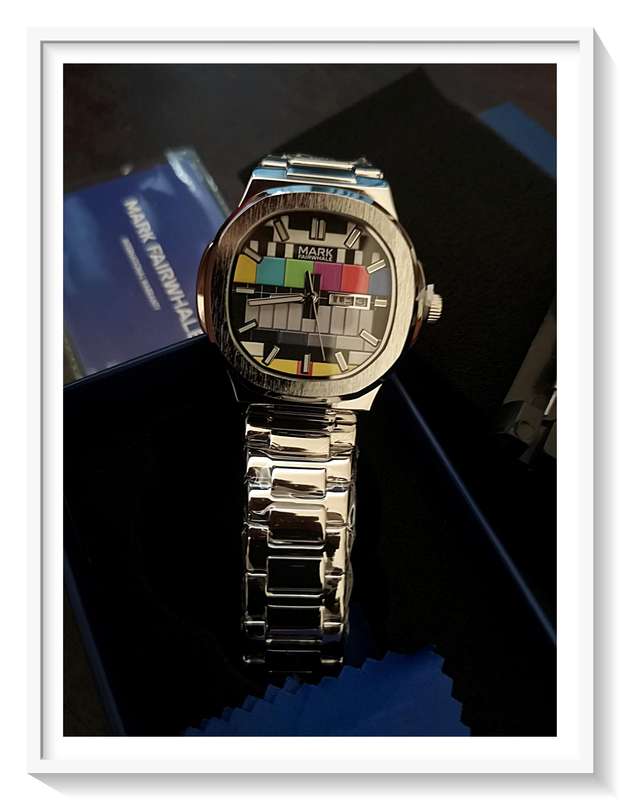Quality MARK FAIRWHALE Logo-Retro Classic 80s Steel Analog Luxury Men's Quartz Watch Brand New*