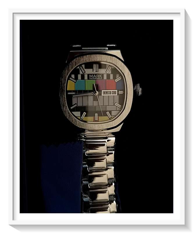 Quality MARK FAIRWHALE Logo-Retro Classic 80s Steel Analog Luxury Men's Quartz Watch Brand New*