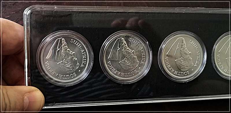 Special Collectible Bullion Fine Silver Proof 1oz Krugerrands (5X) in Sealed Capsules - 2019 to 2023