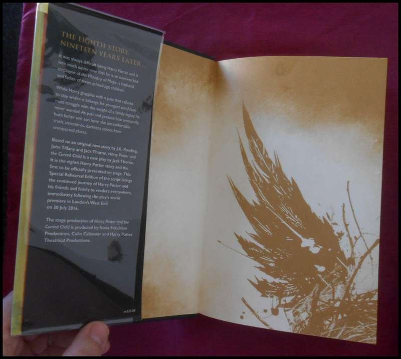 Harry Potter & The Cursed Child - Special Rehearsal Edition - First Edition - 2016 - Little Brown*