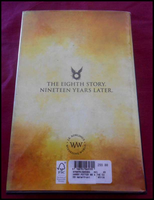 Harry Potter & The Cursed Child - Special Rehearsal Edition - First Edition - 2016 - Little Brown*