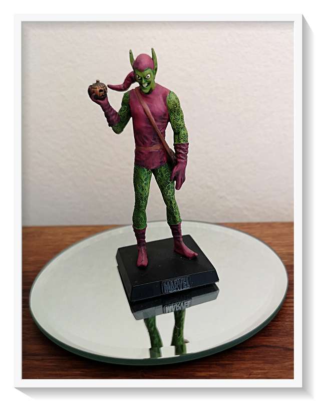 The Green Goblin - Solid Lead MARVEL Figurine - Hand-Painted Enamel - 2005 - ABD - In Box / Like New