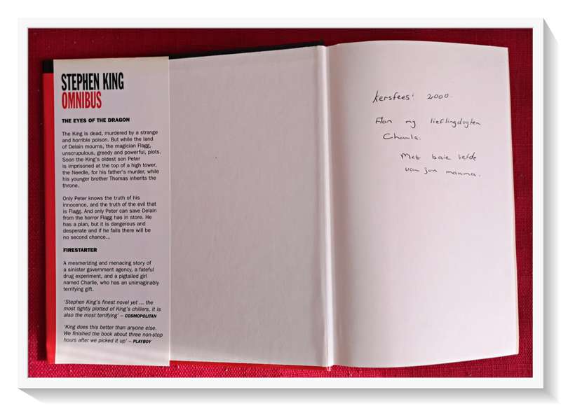 Stephen King Omnibus - Eyes of the Dragon & Firestarter - Little Brown 2000 - Large Hardcover ***