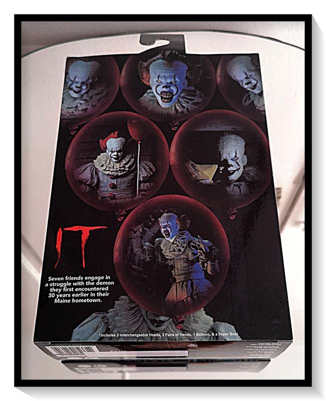 Stephen Kings IT - Pennywise Clown Figurine - REEL TOYS -NECA - NEW: Unopened in Box *****