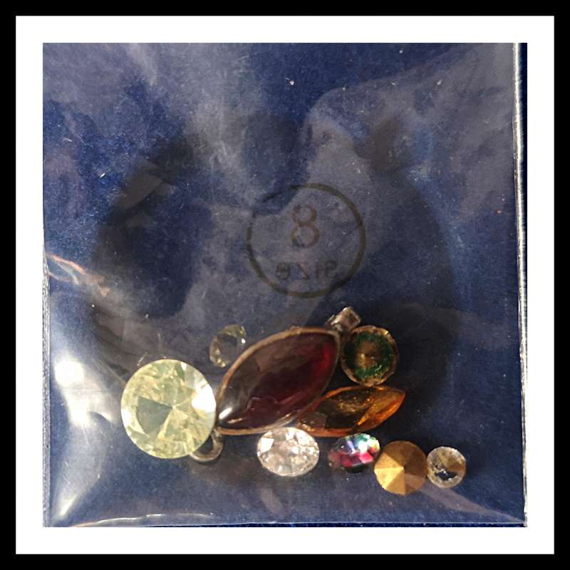 SemiPrecious Stones for Designing Rings or Simply for the Collector - Green Peridot, Rhinestones*