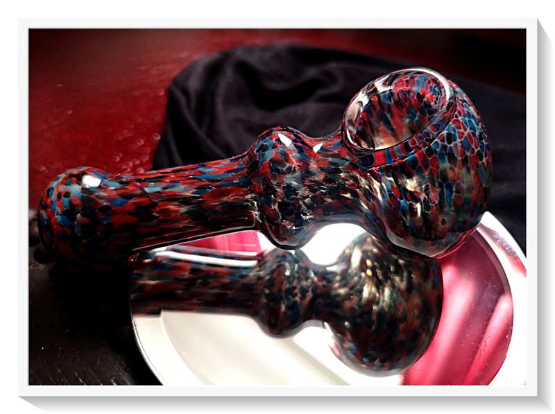 The Blue Blood Cosmis - A Murano Glass Styled Tobacco Pipe -For Smokers and Glass Collectors Alike*