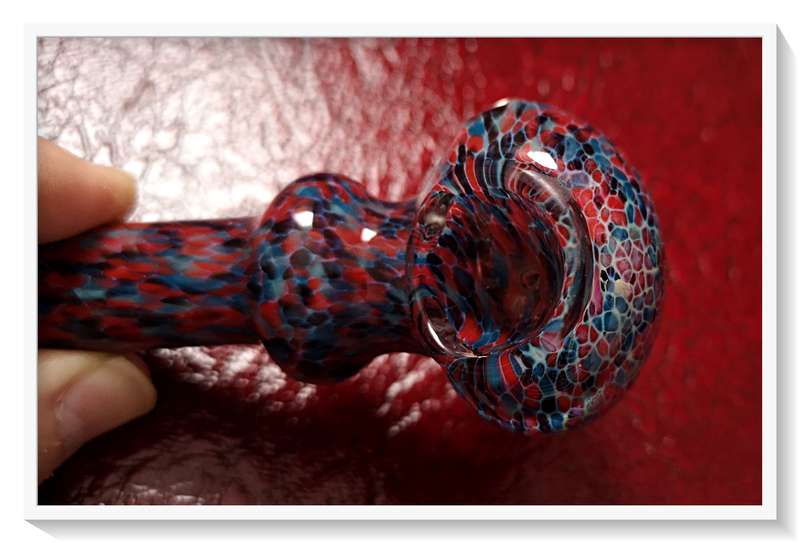 The Blue Blood Cosmis - A Murano Glass Styled Tobacco Pipe -For Smokers and Glass Collectors Alike*