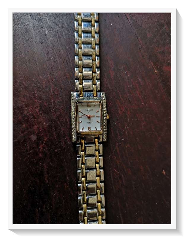 Vintage MONACO Ladies Watch - Keeps time like a Bomb - Stainless Steel Backing - Japanese Movement