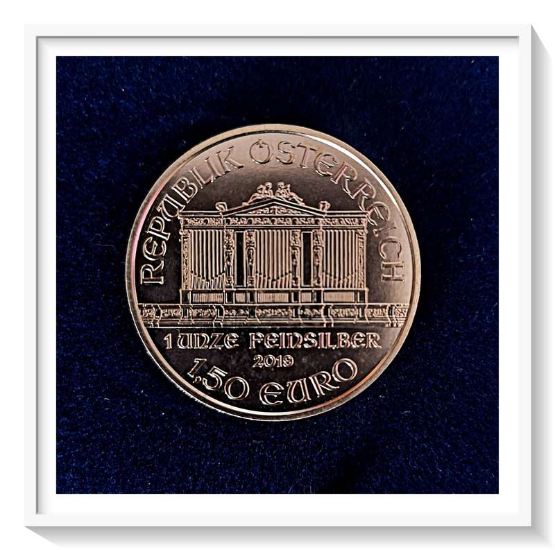 WIENER PHILHARMONIKER - 1oz 999 Fine Silver Coin - Austrian Bullion Silver Coin Uncirculated