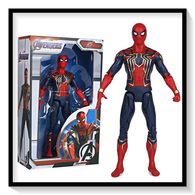 Avengers - Age of Ultron - Spider Man Super Power Hero (with LED Chest Light) - Size: 18cm by 12cm *