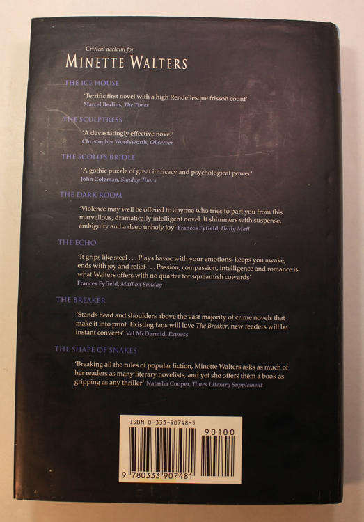 Acid Row by Minette Walters Hardcover Book