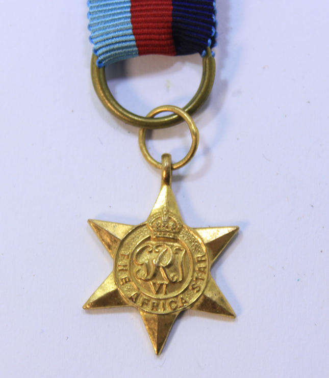 The Africa Star Medal WW2 1943 Unnamed