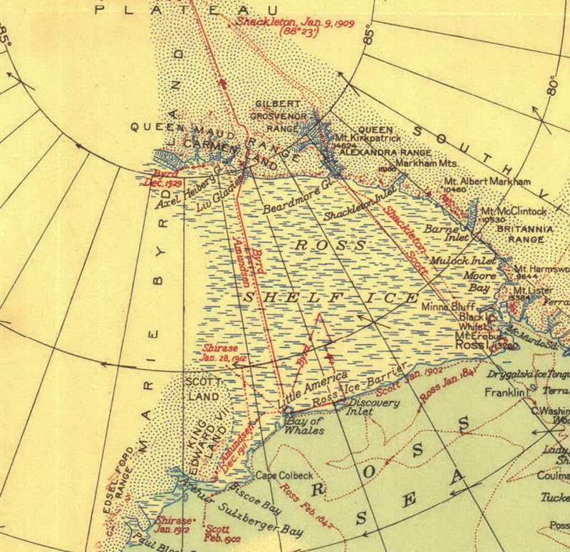 The National Geographic Society Antarctic Regions 1932 Digital Maps Digital Download