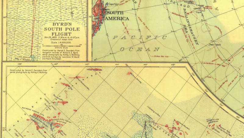 The National Geographic Society Antarctic Regions 1932 Digital Maps Digital Download
