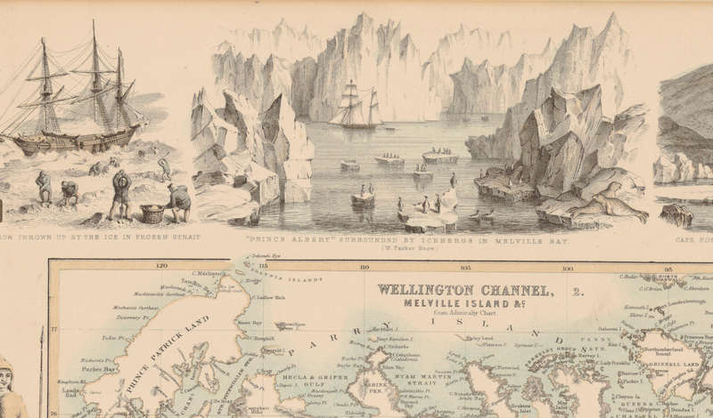 Arctic Regions 1862 With The North West Passage Digital Maps Digital Download