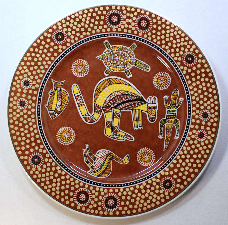 Australia First Nations Decorative Australian Animals Wall Plate