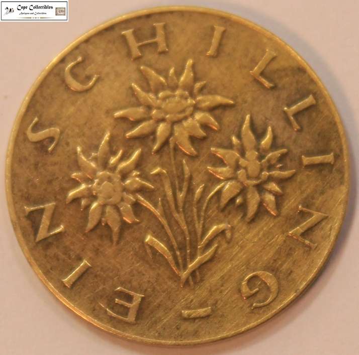 Austria 1 Schilling 1960 Coin Circulated.